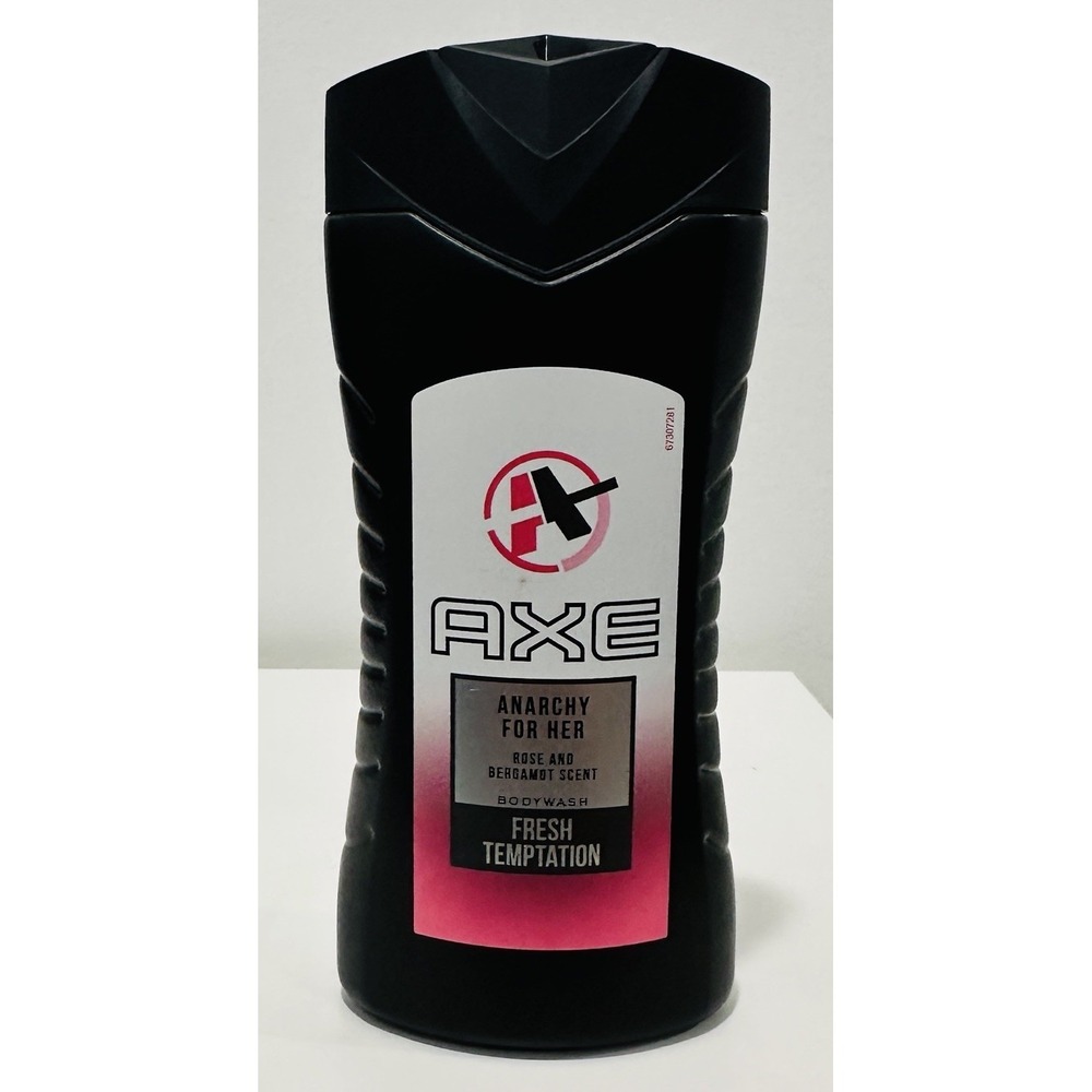 AXE BODY WASH ANARCHY FOR HER ROSE AND BERGAMOT SCENT FRESH TEMPTATION New NOS
